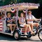 4th of July Decoration Red White Blue Tinsel Garland, Patriotic Decor Parade Golf Cart Metallic Shiny Glitter Tinsel for Memorial Day Independence Day(Style B)